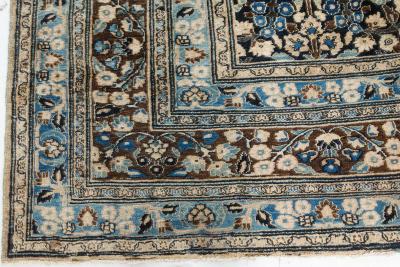Authentic 19th Century Persian Meshad Carpet