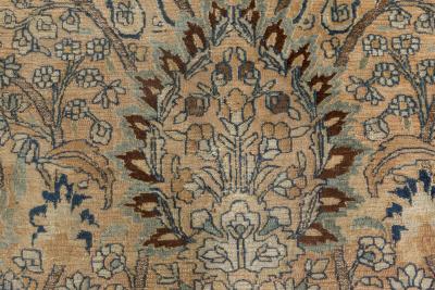 Authentic 19th Century Persian Meshad Handmade Wool Carpet