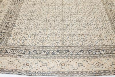 Authentic 19th Century Persian Meshad Handmade Wool Carpet