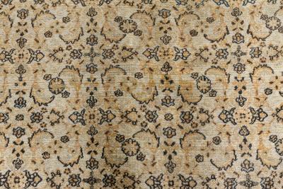 Authentic 19th Century Persian Meshad Handmade Wool Carpet
