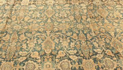 Authentic 19th Century Persian Meshad Handmade Wool Rug