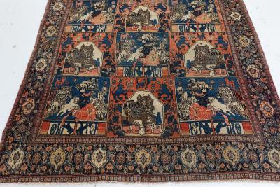 Authentic 19th Century Persian Senneh Rug