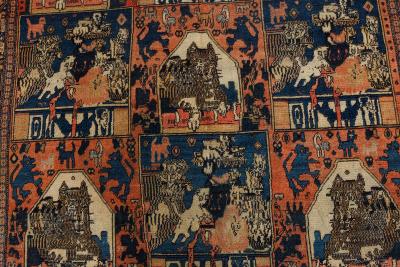 Authentic 19th Century Persian Senneh Rug
