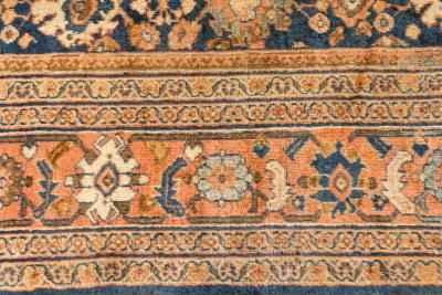 Authentic 19th Century Persian Sultanabad Handmade Wool Rug