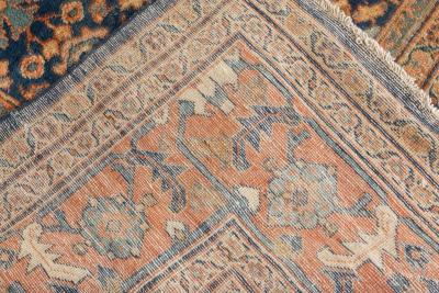 Authentic 19th Century Persian Sultanabad Handmade Wool Rug