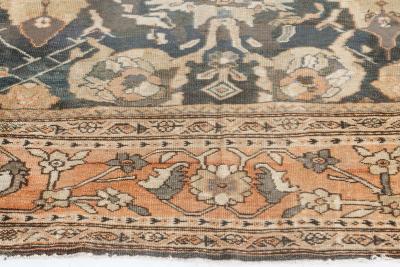 Authentic 19th Century Persian Sultanabad Handmade Wool Rug