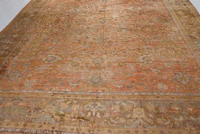 Authentic 19th Century Persian Sultanabad Rug Size Adjusted 