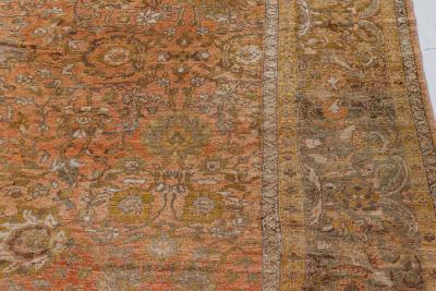 Authentic 19th Century Persian Sultanabad Rug Size Adjusted 