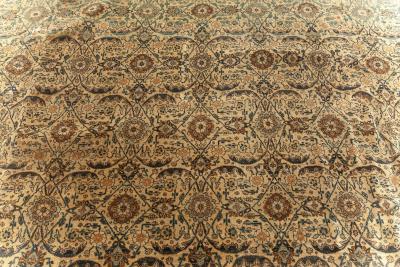 Authentic 19th Century Persian Tabriz Handmade Wool Carpet