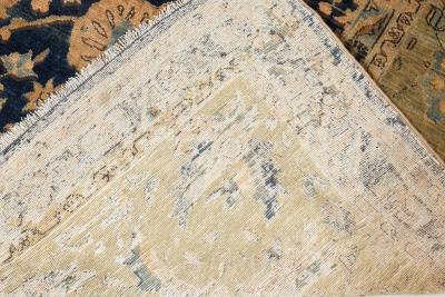 Authentic 19th Century Persian Tabriz Handmade Wool Carpet