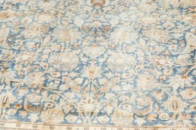 Authentic 19th Century Persian Tabriz Handmade Wool Carpet