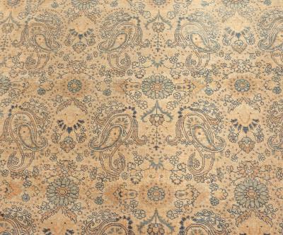 Authentic 19th Century Persian Tabriz Handmade Wool Carpet
