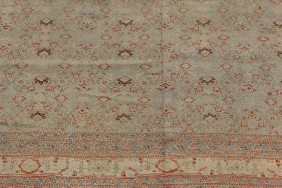 Authentic 19th Century Persian Tabriz Handmade Wool Rug