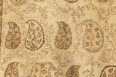 Authentic 19th Century Persian Tabriz Handmade Wool Rug