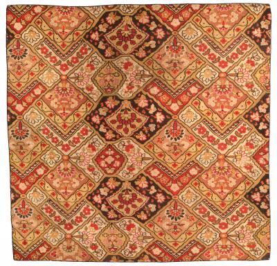 Authentic 19th Century Russian Bessarabian Carpet Fragment 