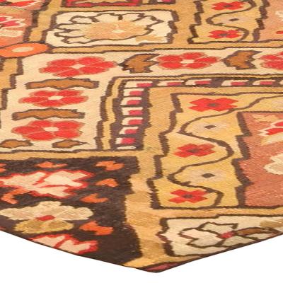 Authentic 19th Century Russian Bessarabian Carpet Fragment 