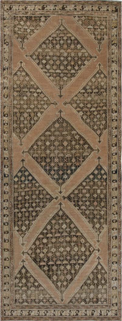 Authentic 19th Century Russian Karabagh Gallery Handmade Wool Carpet