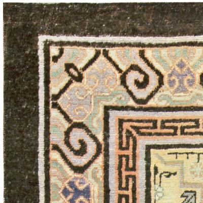 Authentic 19th Century Samarkand Handmade Wool Rug