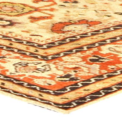 Authentic 19th Century Sultanabad Handmade Wool Rug