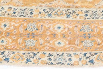 Authentic Antique Persian Bidjar Orange Handmade Wool Rug