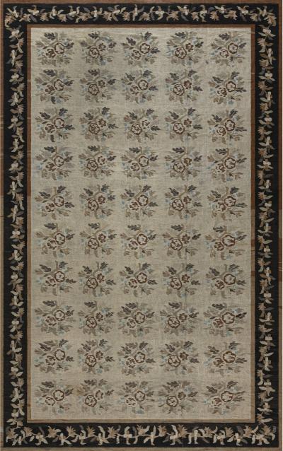 Authentic Botanic Russian Bessarabian Handmade Wool Rug