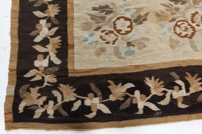 Authentic Botanic Russian Bessarabian Handmade Wool Rug