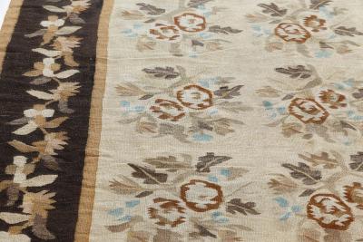 Authentic Botanic Russian Bessarabian Handmade Wool Rug