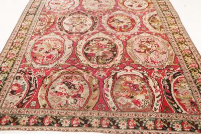 Authentic Caucasian Karabagh Botanic Handmade Wool Carpet