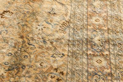 Authentic Early 19th Century Persian Meshad Rug