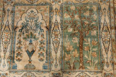 Authentic Early 20th Century Persian Kirman Handmade Wool Carpet