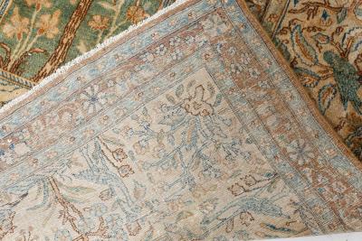 Authentic Early 20th Century Persian Kirman Handmade Wool Carpet