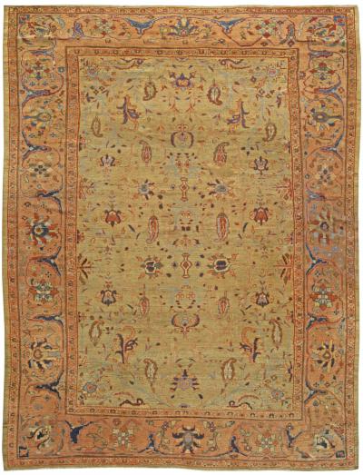 Authentic Early 20th Century Persian Sultanabad Rug