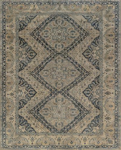 Authentic Early 20th Century Persian Tabriz Handmade Carpet