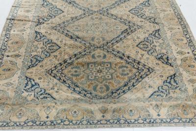 Authentic Early 20th Century Persian Tabriz Handmade Carpet