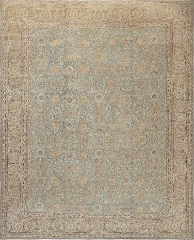 Authentic Early 20th Century Persian Tabriz Handmade Wool Rug