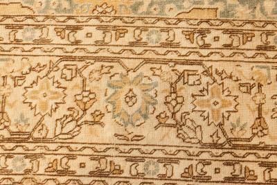 Authentic Early 20th Century Persian Tabriz Handmade Wool Rug