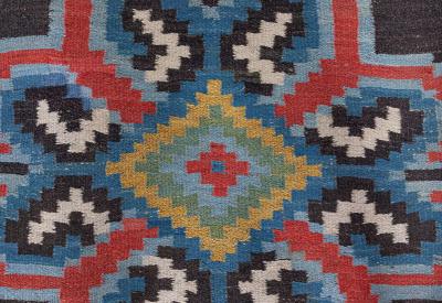 Authentic Early 20th Century Russian Bessarabian Carpet