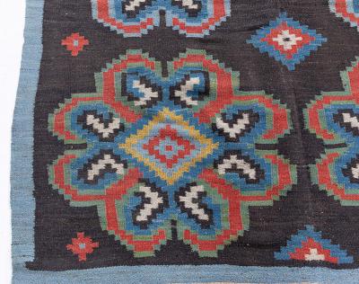 Authentic Early 20th Century Russian Bessarabian Carpet