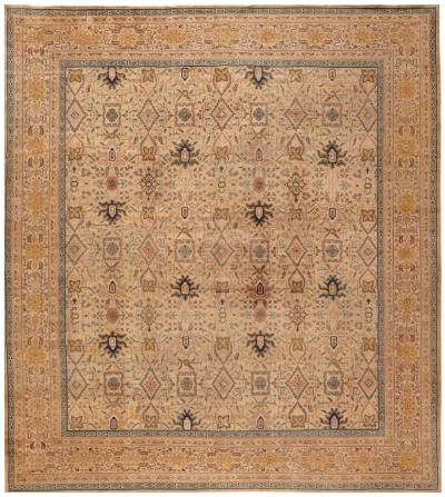 Authentic Early 20th Century Turkish Hereke Rug