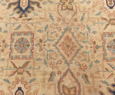 Authentic Early 20th Century Turkish Hereke Rug