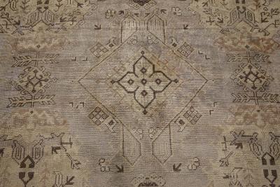 Authentic Early 20th Century Turkish Oushak Rug