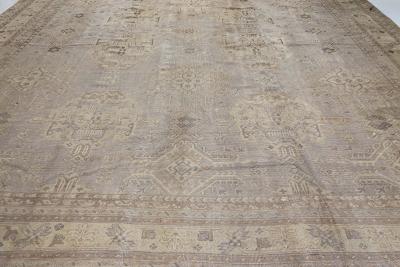 Authentic Early 20th Century Turkish Oushak Rug