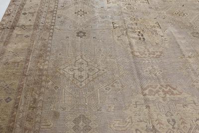 Authentic Early 20th Century Turkish Oushak Rug