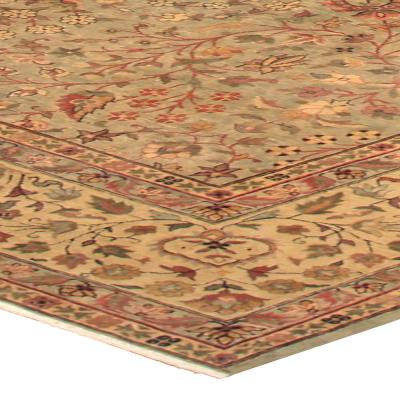 Authentic Indian Botanic Handmade wool Rug