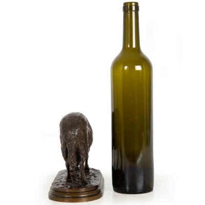Authentic Lifetime Bronze Sculpture of Grazing Ewe by Rosa Bonheur ca 1860s