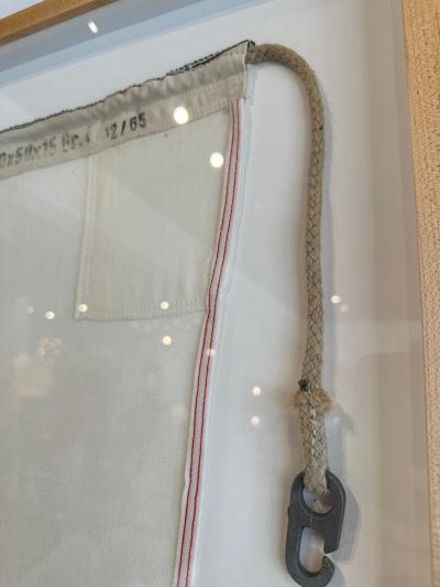 Authentic Nautical Signal Flag from 1940s Framed Professionally