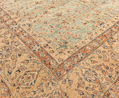 Authentic Oversized Antique Persian Sarouk Rug