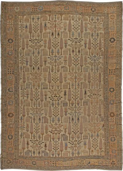 Authentic Persian Bakhtiari Handmade Wool Rug