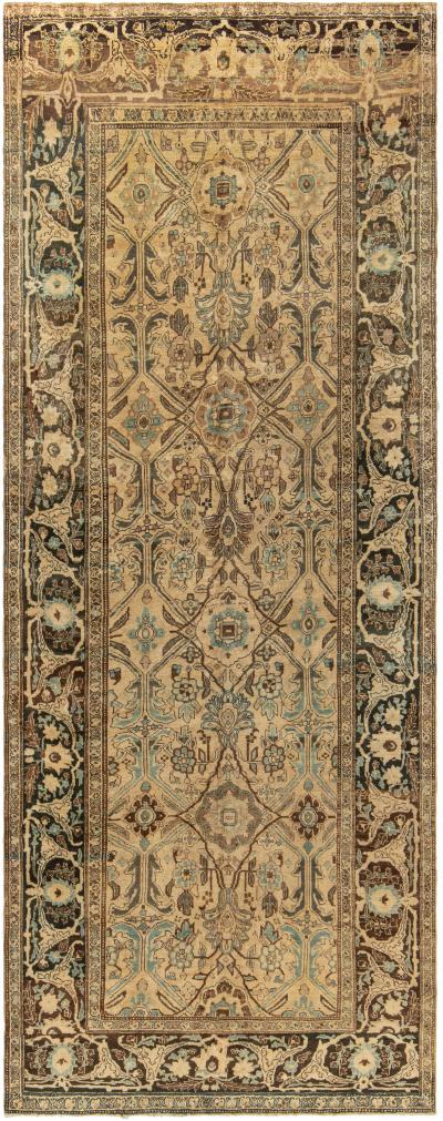 Authentic Persian Bidjar Botanic Handmade Wool Rug