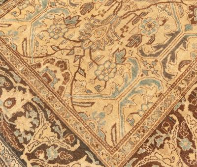 Authentic Persian Bidjar Botanic Handmade Wool Rug